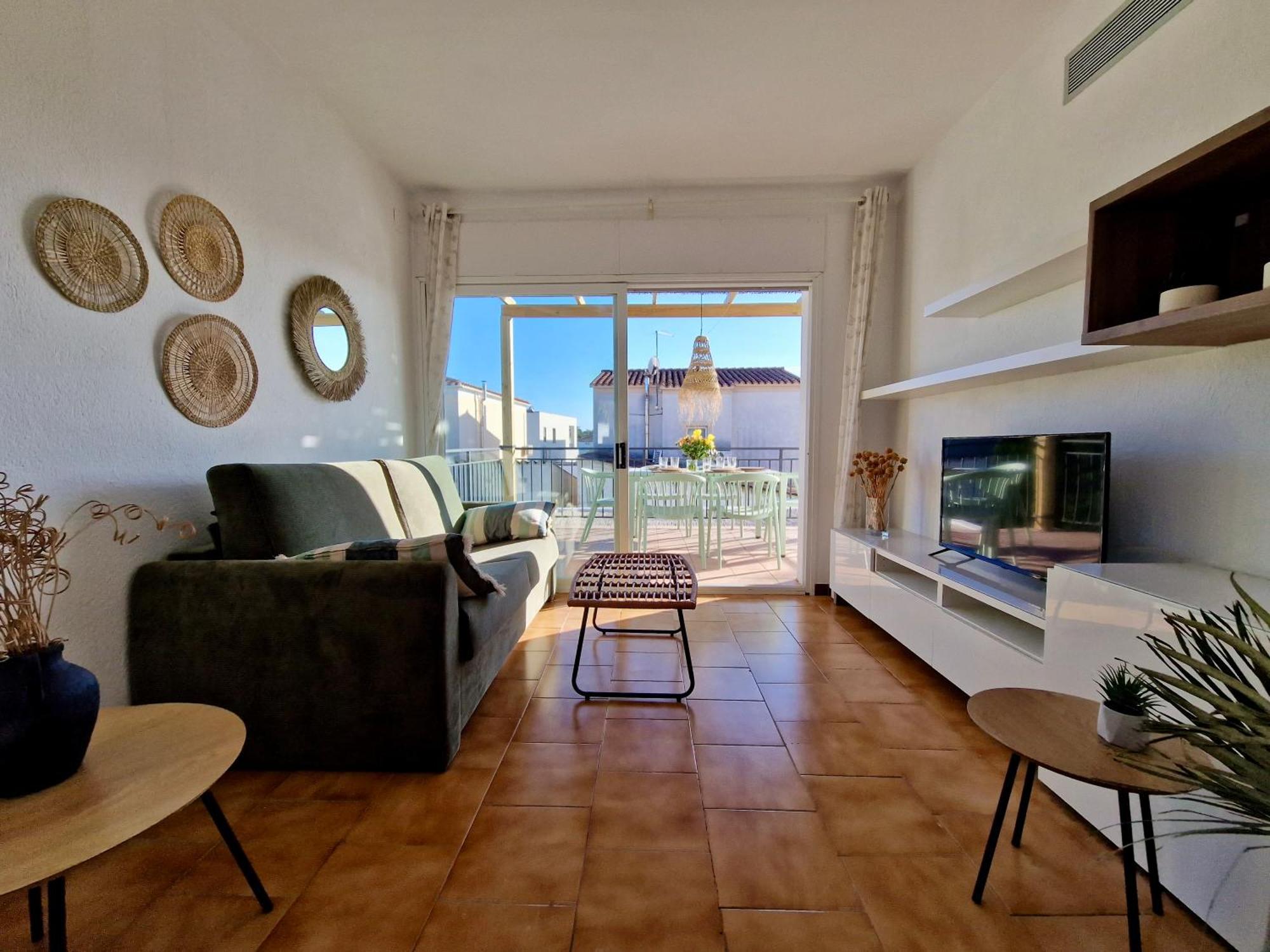 Gorgot P1 I Apartamento Con Terraza Y Piscina Comunitaria Cerca De La Playa Empuriabrava Exteriör bild
